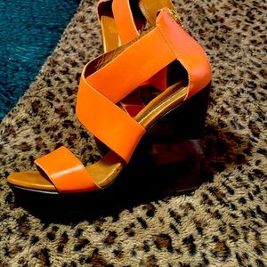 Coral Size 9 Diane Von Fürstenberg Wedges